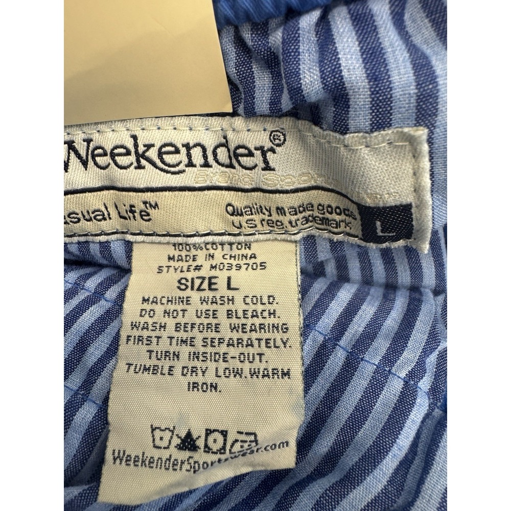 Weekender Men's Sapphire Casual Life  Shorts Size Large NWT Cotton‎ - Picture 8 of 8